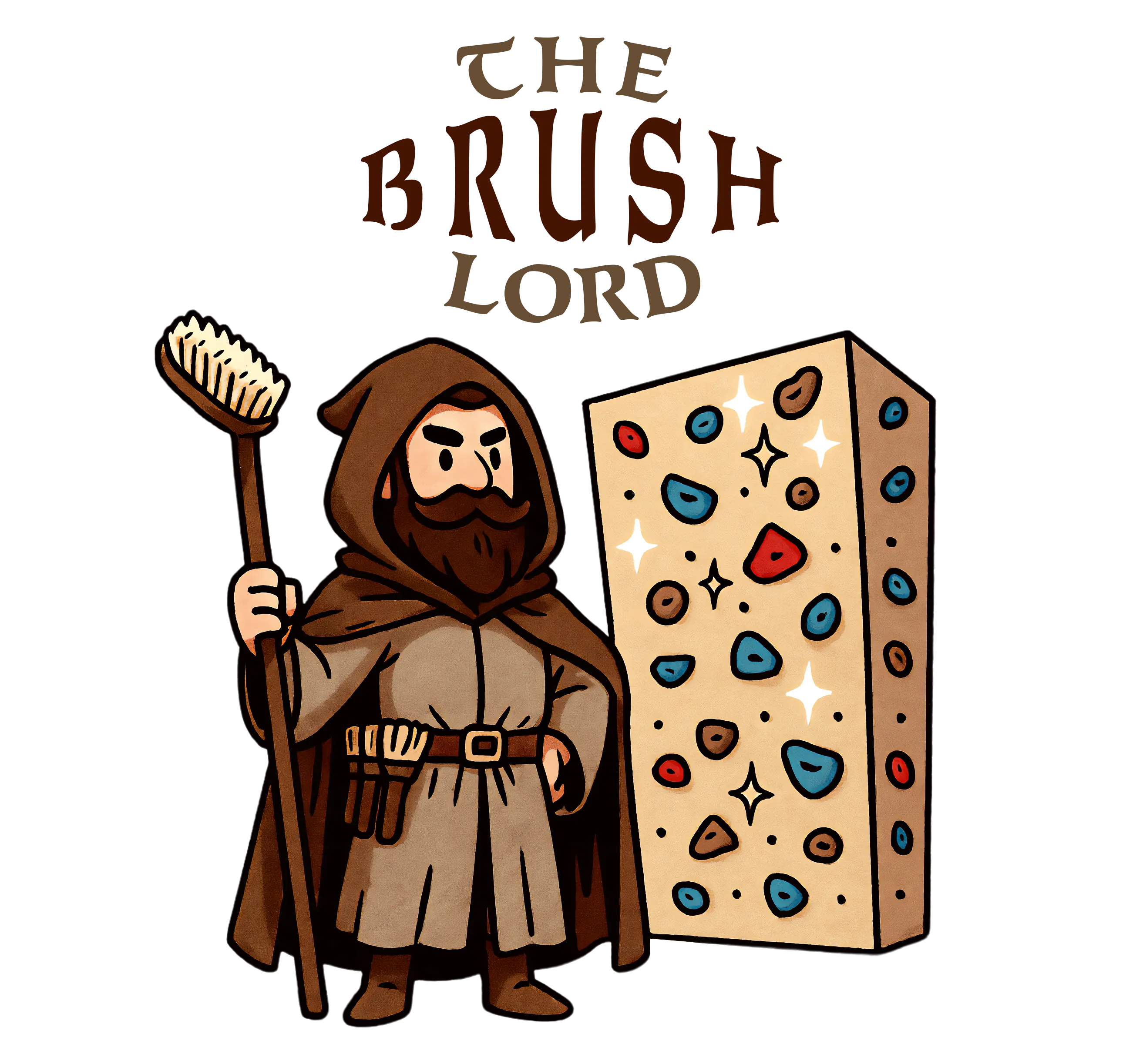 The Brush Lord climbing tee by DynoDoge