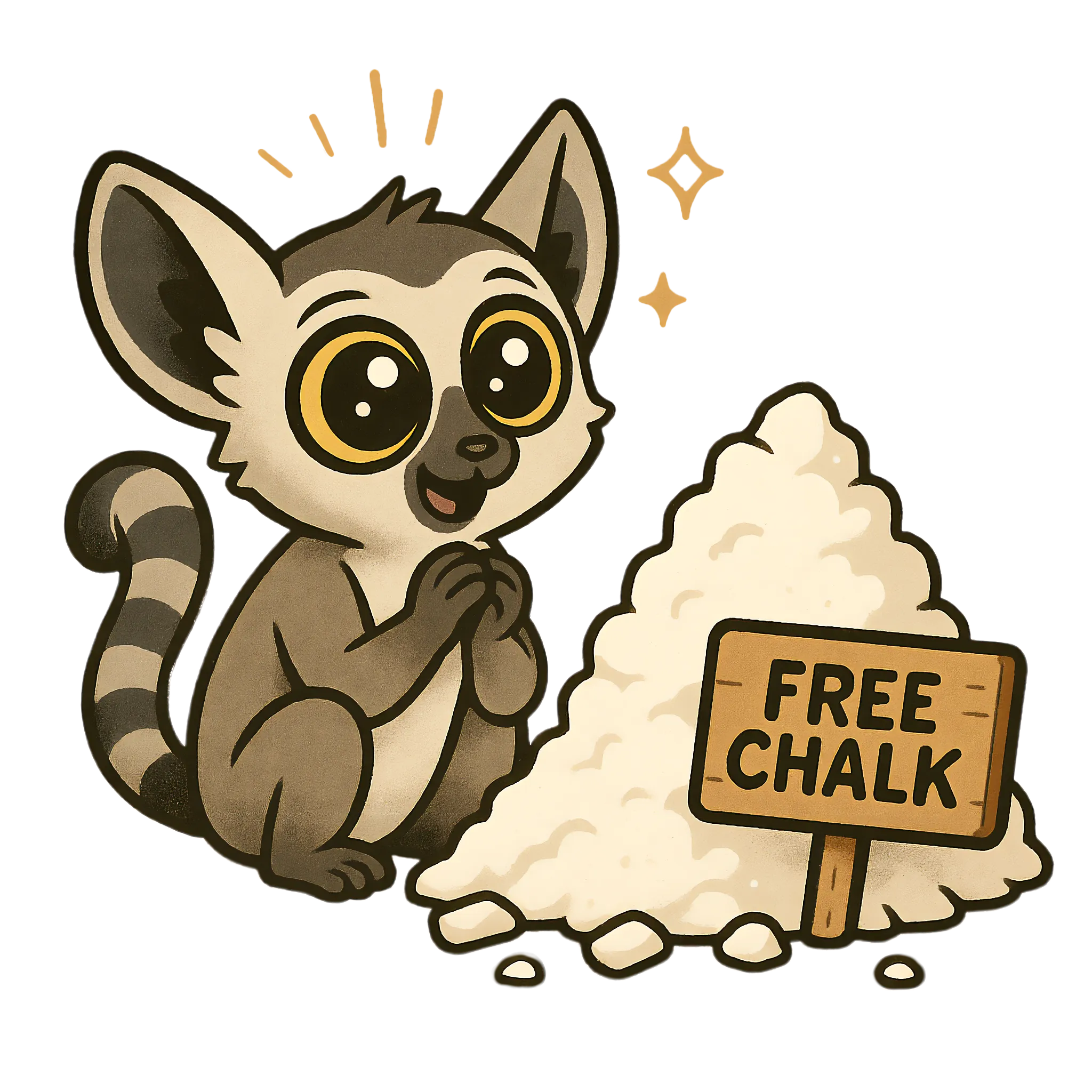 Free Chalk Lemur